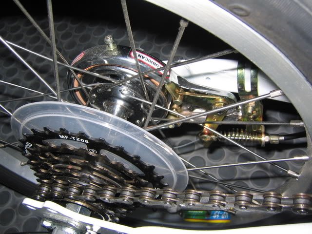 belt brake on bike